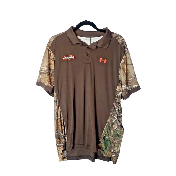 Under Armour Shirts Under Armour Ua Brown Heatgear Realtree Camo